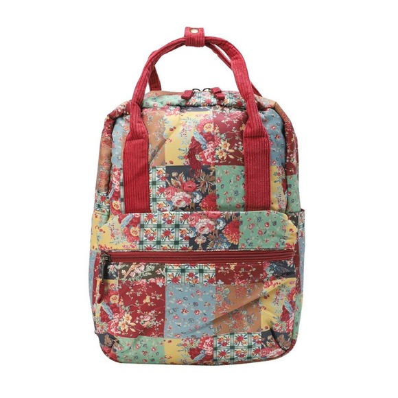 POLO RALPH LAUREN Backpack Patchwork‎ Quilted Big Pony Burnt Russet Floral NWT main image 9